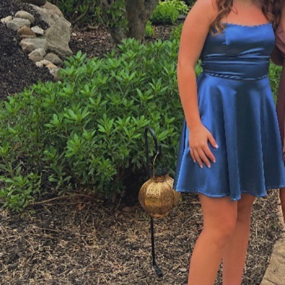 Blue Windsor dress